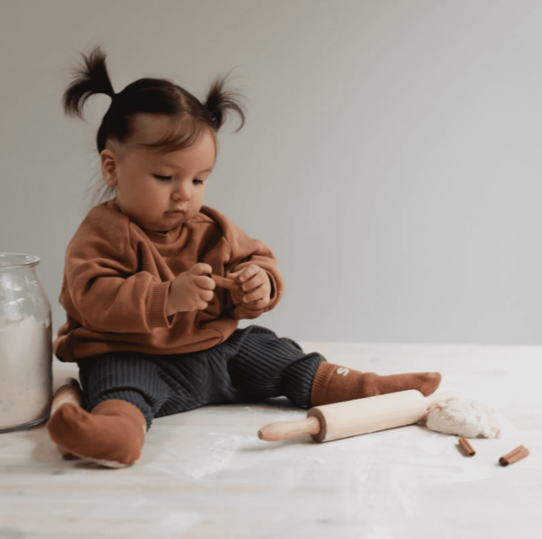 Chaussettes bébé antidérapantes  Cinnamon - Stuckies - Sundays Kids Store