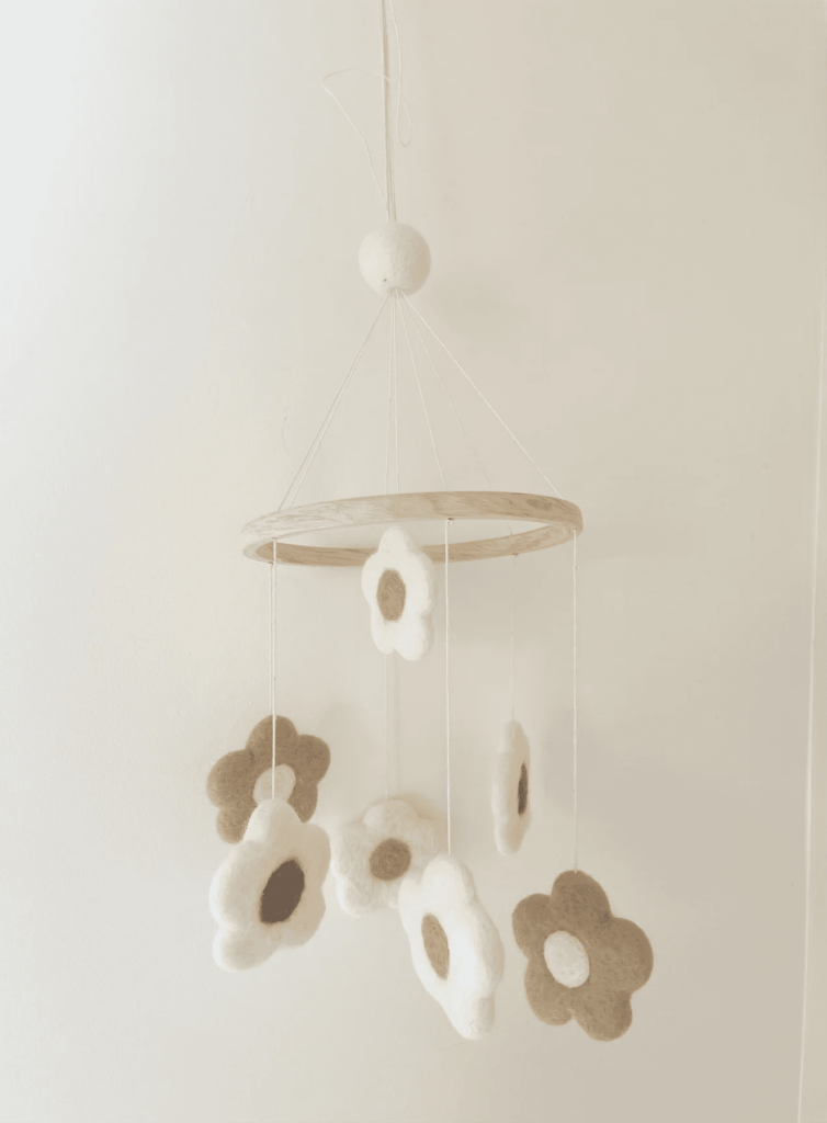 JINGLING Mobile Pour Berceau Bébé - Pendule Déco Chambre Crèche