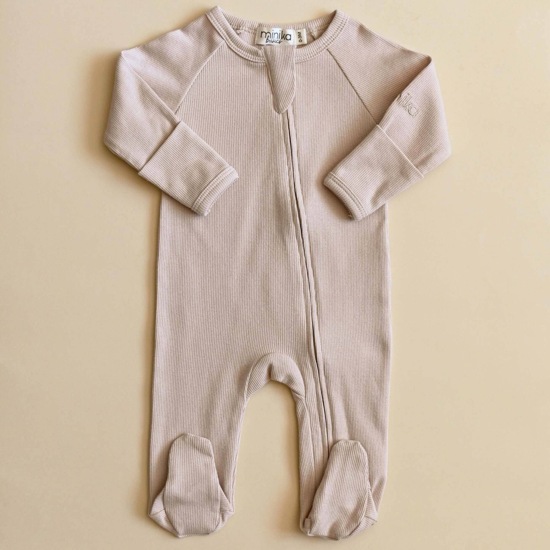 Pyjama bébé côtelé  Nude - Minika - Sundays Kids Store