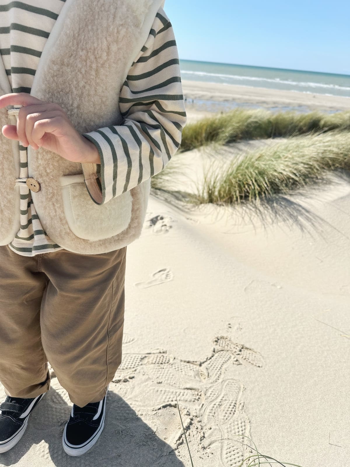 Gilet Enfant Sans Manches Laine | Beige - Kico Label - Sundays Kids Store