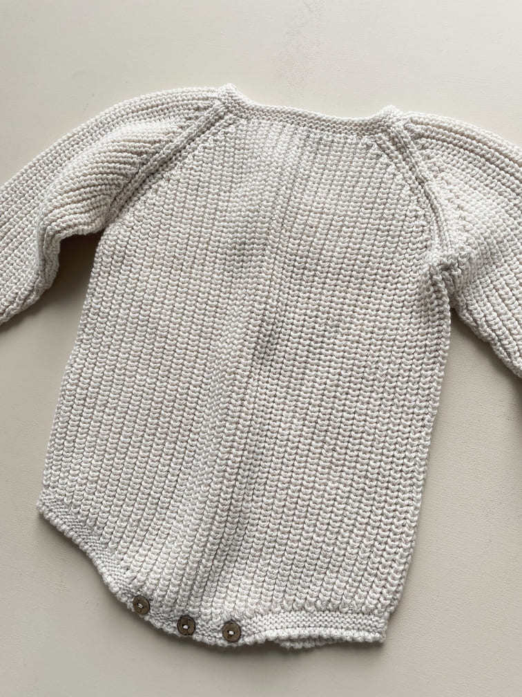 barboteuse-bebe-maille-gaufrée-cream-li-and-me-sundays-kids-store-1