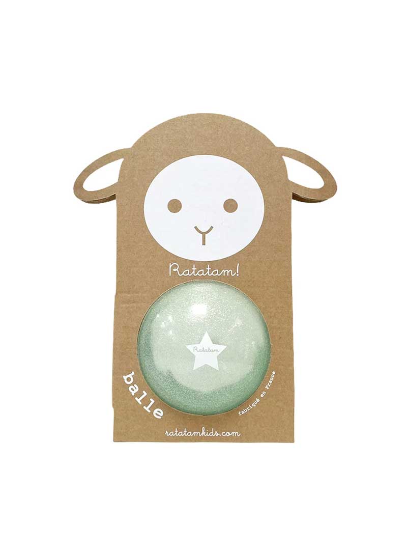balle-ratatam-vert-paillettes-sundays-kids-store