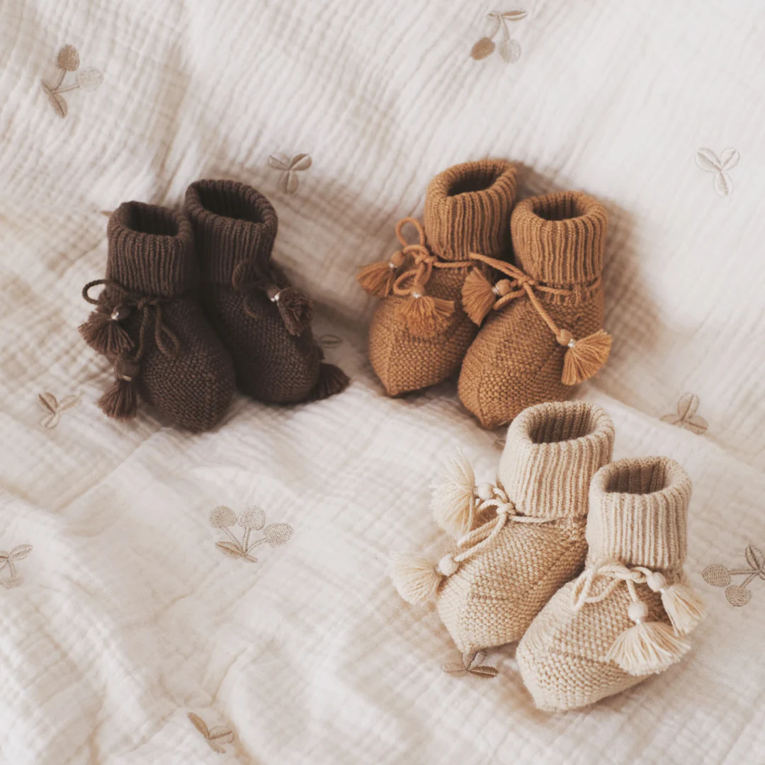 chaussons-laine-bébé-gentil-coquelicot-sundays-kids-store