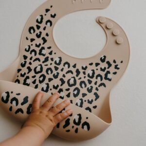 Bavoir silicone | Leopard - Zakuw