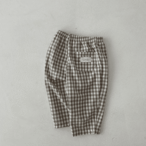 Pantalon loose enfant | Vichy - Lalaland