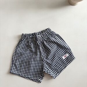 Short enfant imprimé vichy | Navy