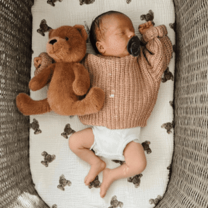 Pull bébé oversize grosse maille