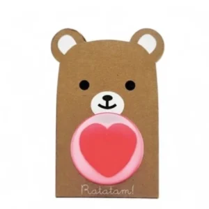 Balle rebondissante | Coeur rose - Ratatam