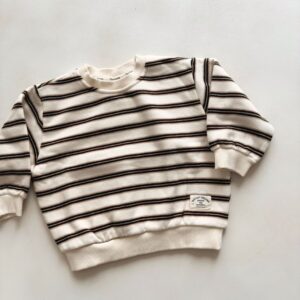 Sweat enfant oversize | Rayures