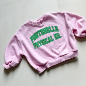 Sweat oversize enfant "School " | Matcha