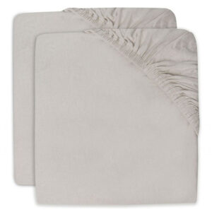 Lot de draps housse berceau coton 40/50 x 80/90 cm | Nougat - Jollein